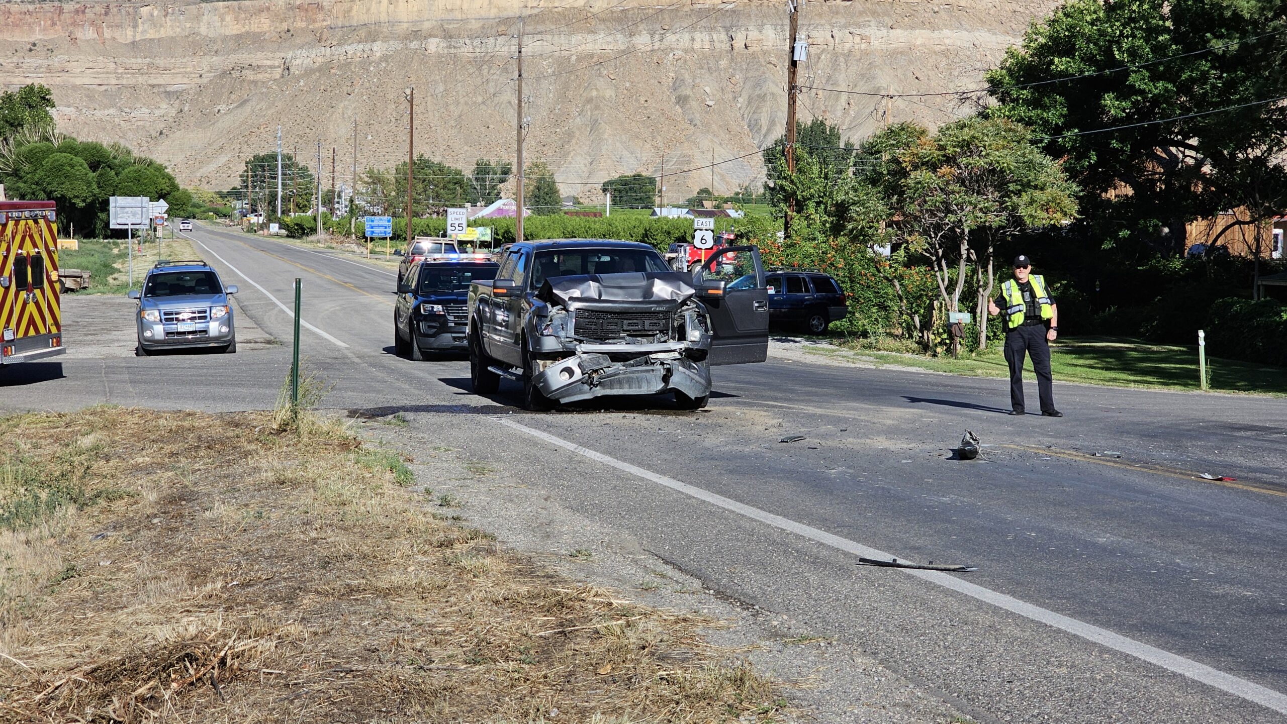 Vehicle Accident, G Rd & 38 Rd Palisade