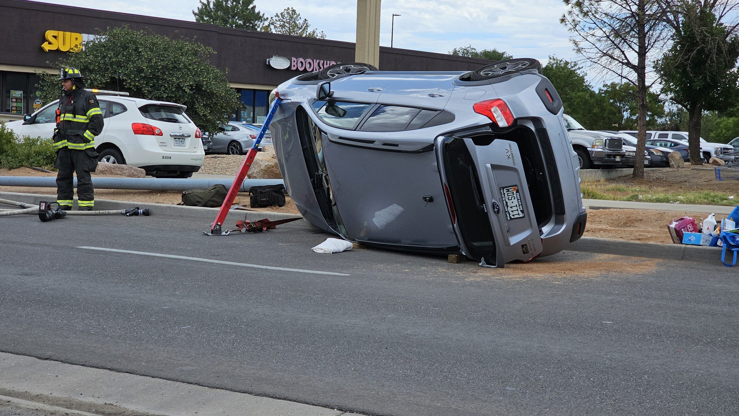 Vehicle Rollover Accident, Car Wash at 29 Rd & North Ave