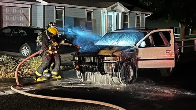 Vehicle Fire, East Ottley Ave & N Mulberry St Fruita