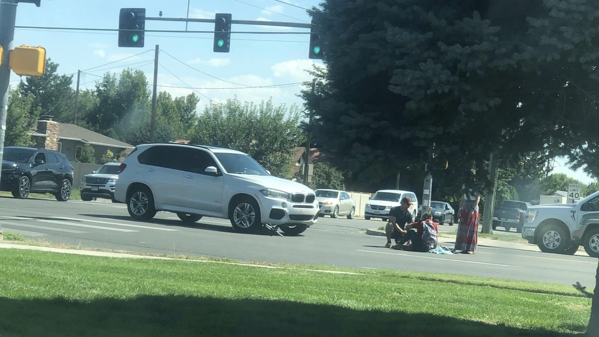 Vehicle vs Pedestrian on Scooter, 30 Rd & Patterson Rd