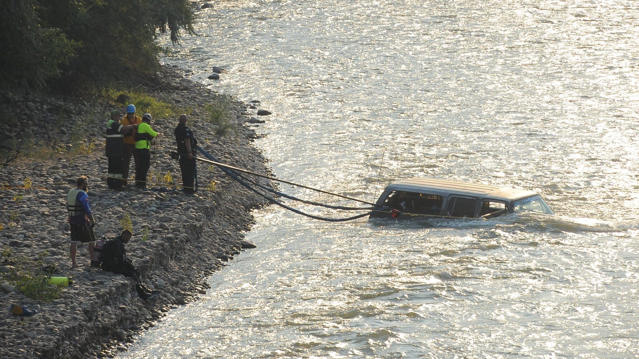 Update: Police Investigating Stolen Truck Abandoned in River