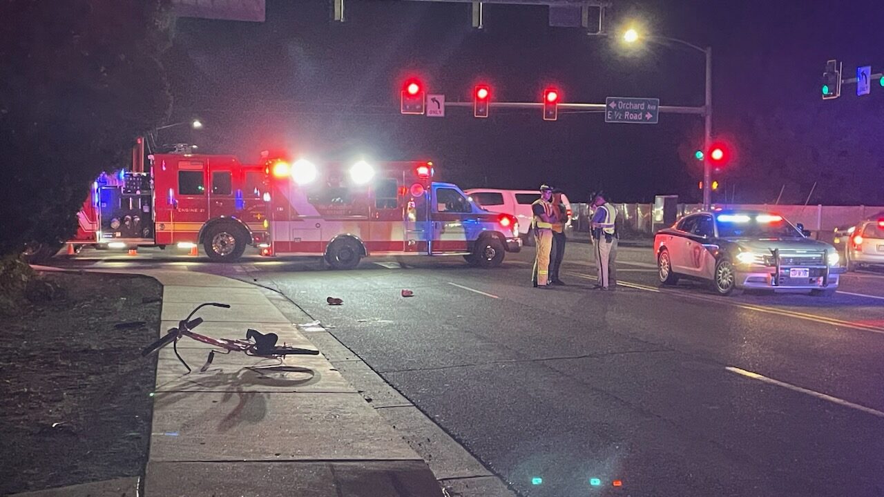 Vehicle vs Bicycle, Hit and Run, Orchard Ave & 30 Rd