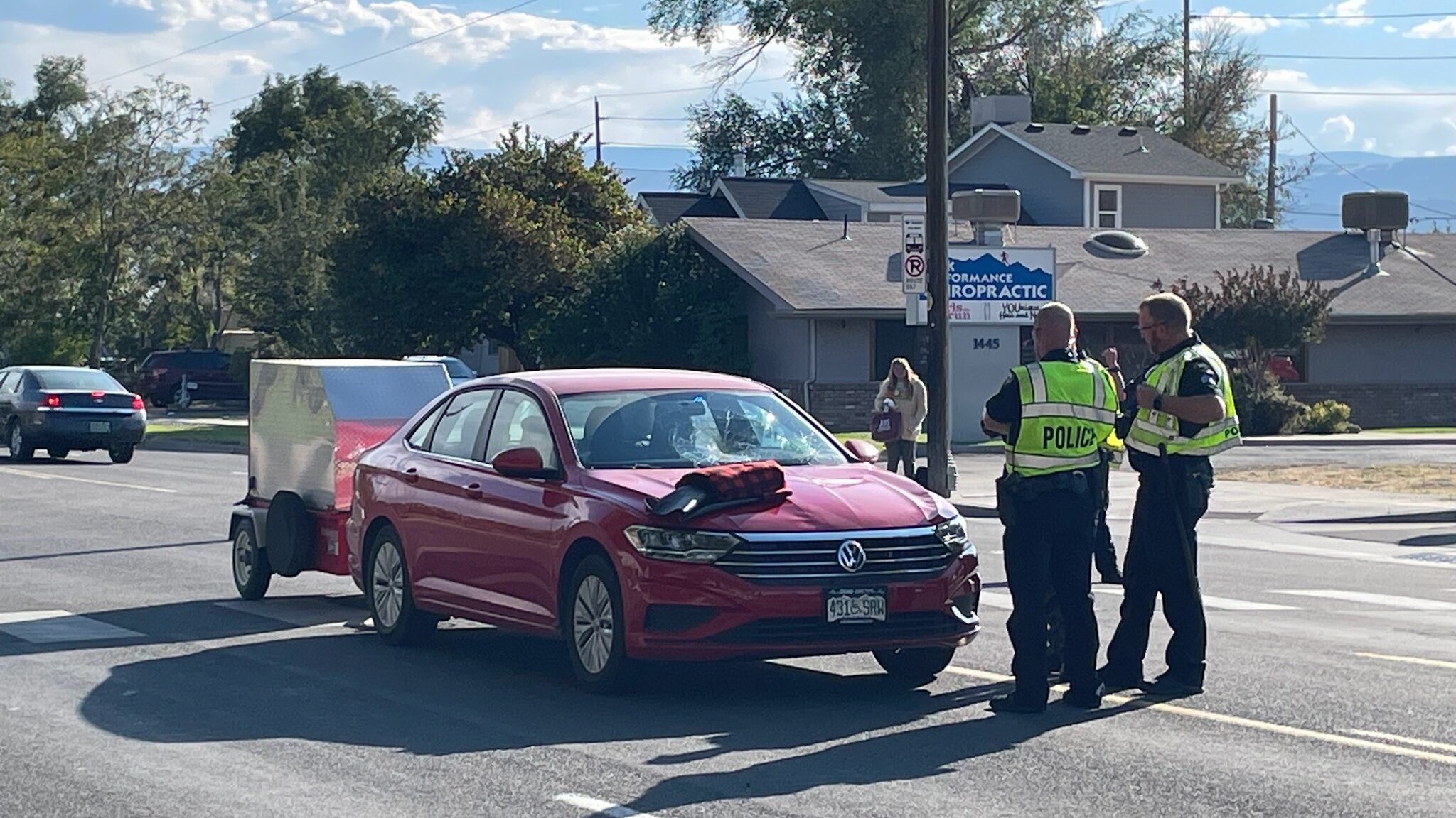 Vehicle vs Juvenile, Elm Ave & N 7th St