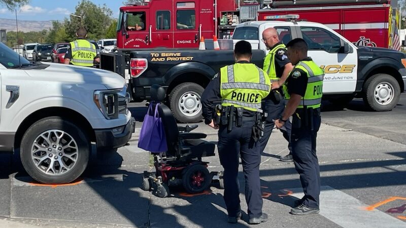 Vehicle vs Pedestrian, N 7th St & Patterson Rd