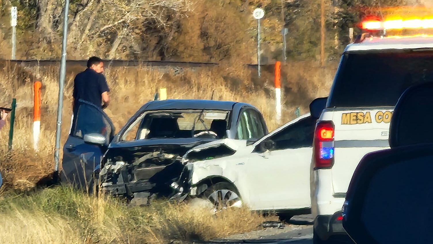 Multiple Vehicle Accident, Front St & 34 Rd