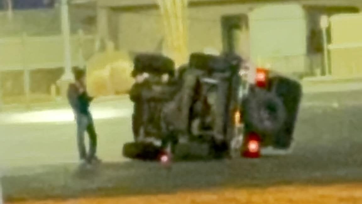 Vehicle Rollover, Dillard’s Parking Lot, Mesa Mall & 24 Rd