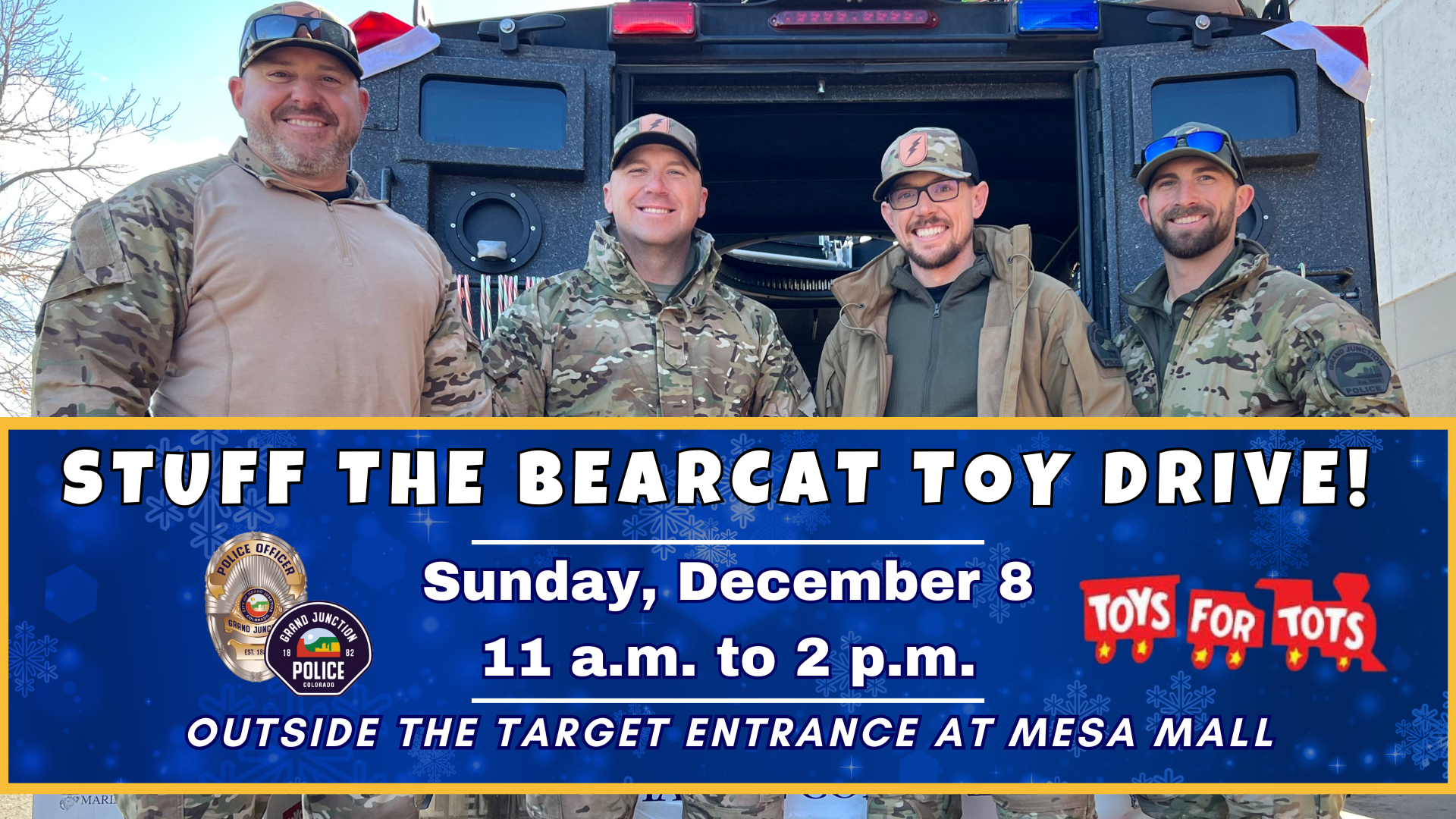 Annual Stuff the Bearcat: Toys for Tots Toy Drive