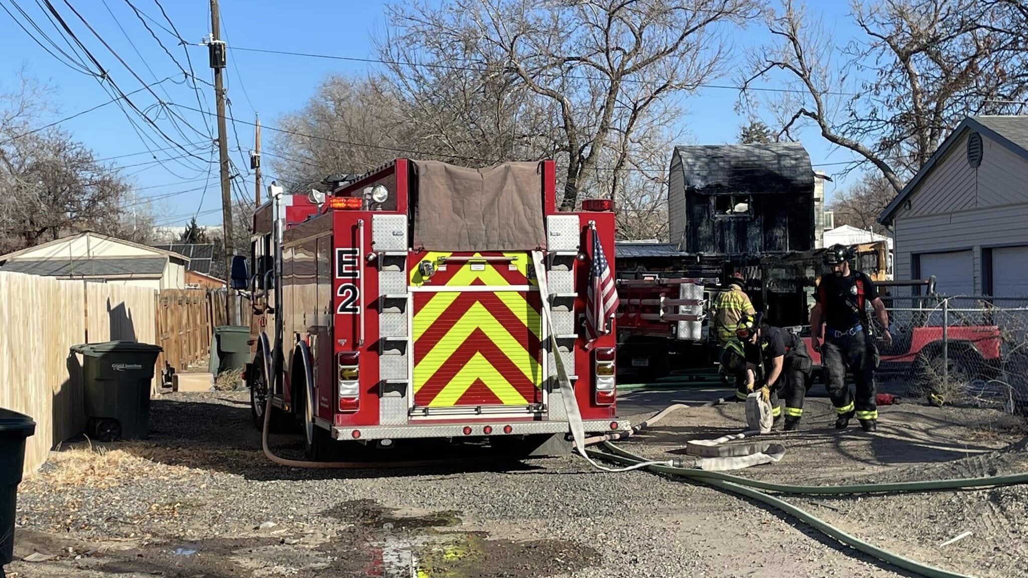 Shed Fire, Orchard Ave & N 20th St