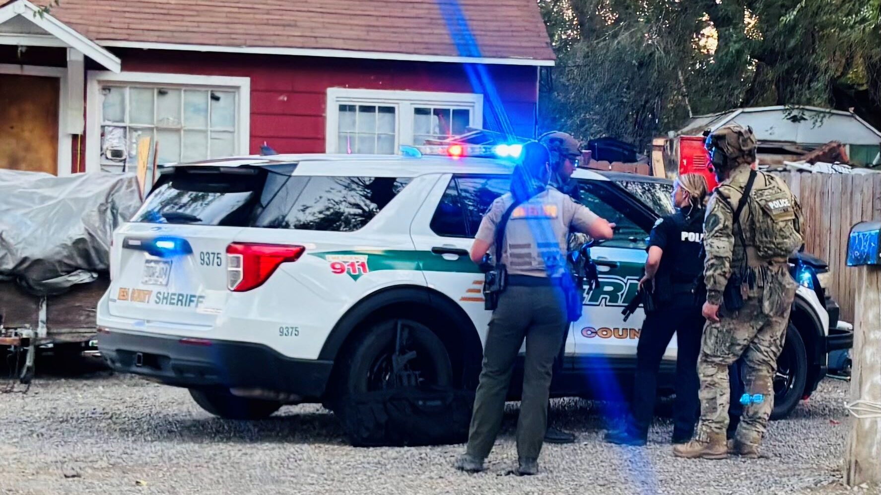 Suspect Surrenders After Barricading in Camper