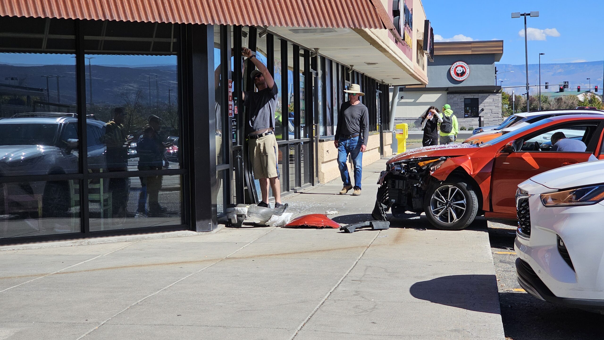 Vehicle vs Building, Cafe Rio, Patterson Rd & 24 Rd